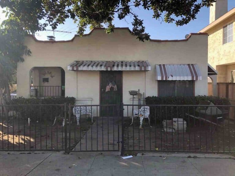 Hard Money loan on a single family residence in Los Angeles California