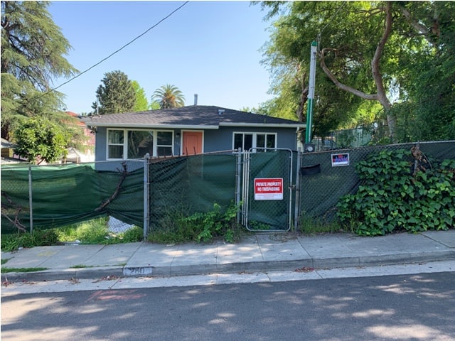 Hard Money 1st mortgage on a four plex under construction in Pasadena, Los Angeles County, California