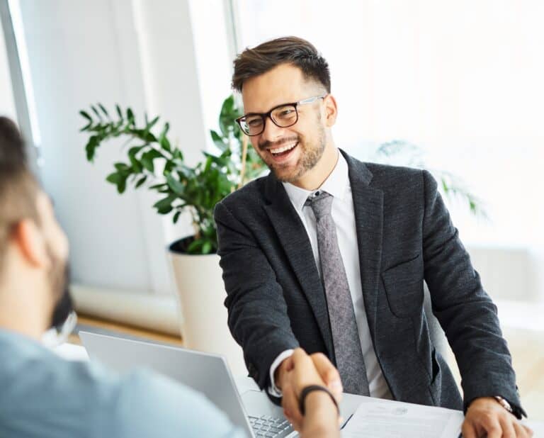 businessman man deal contract handshake hand shake deal agent business client agreement signing